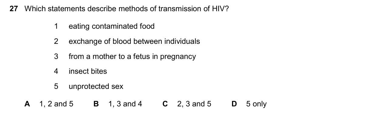 Question 27, November 2025, 0610 Paper 12