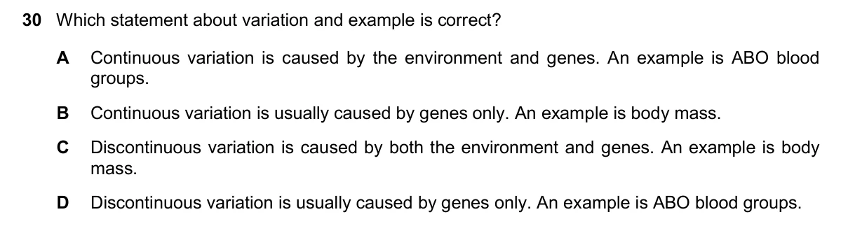 Question 30, November 2025, 0610 Paper 12
