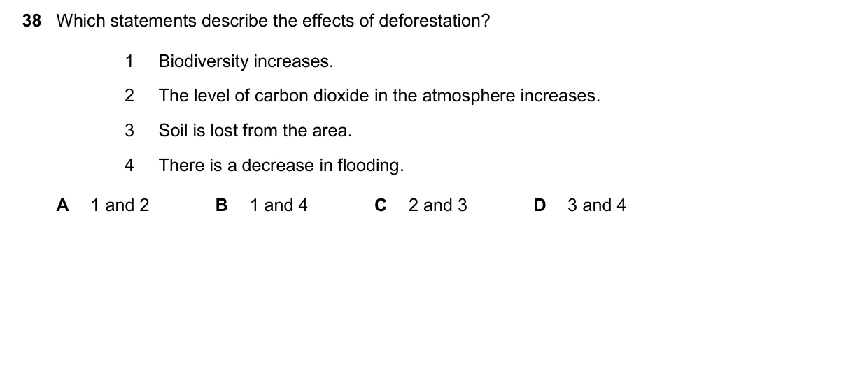 Question 38, November 2025, 0610 Paper 12