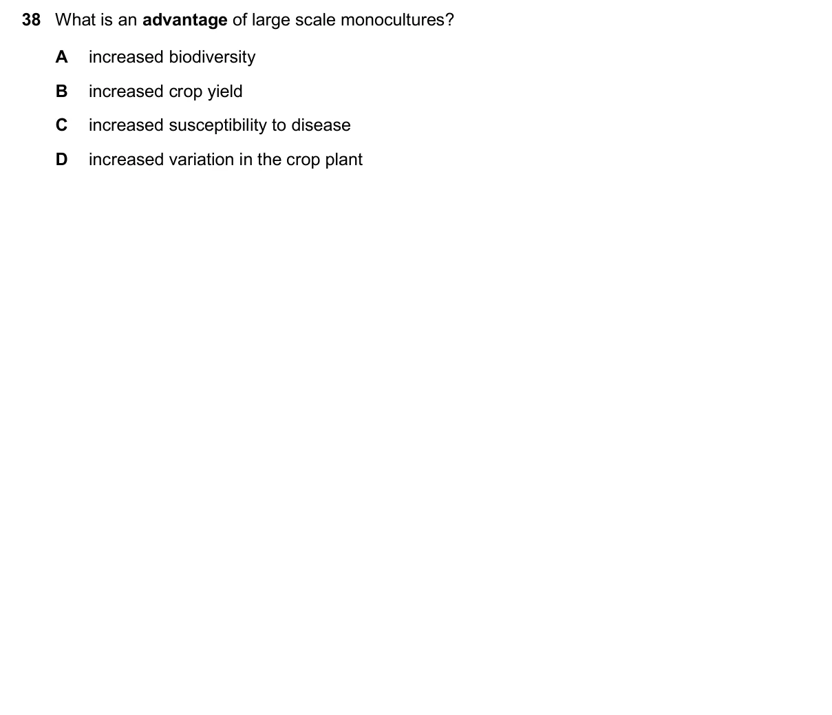 Question 38, November 2025, 0610 Paper 22
