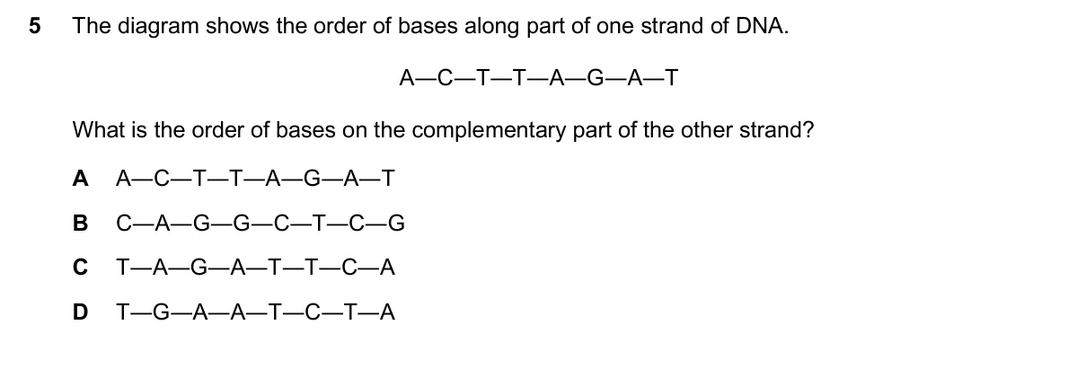 Question 5, November 2025, 0610 Paper 22