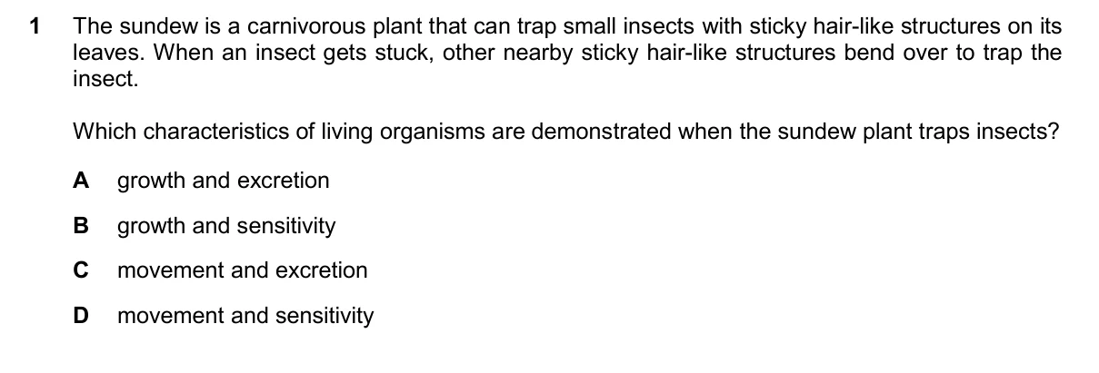 Question 1, November 2025, 0610 Paper 13