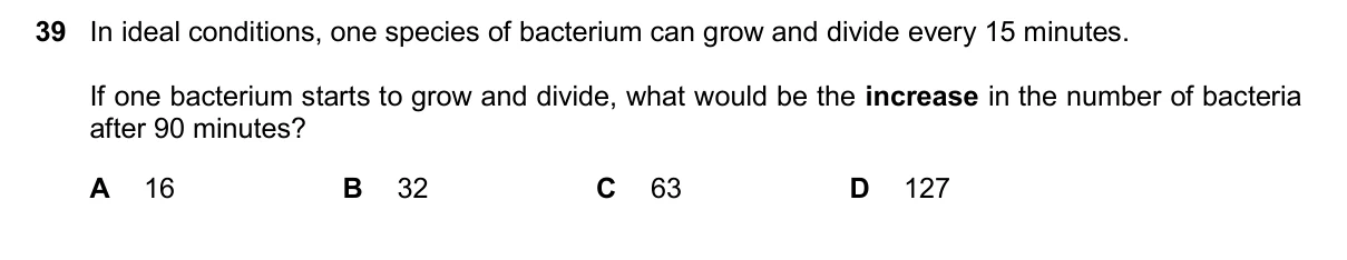 Question 39, November 2025, 0610 Paper 13