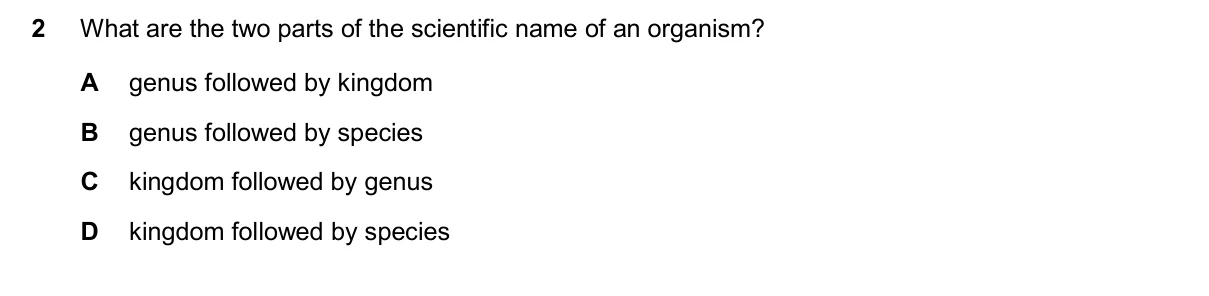 Question 2, November 2025, 0610 Paper 23