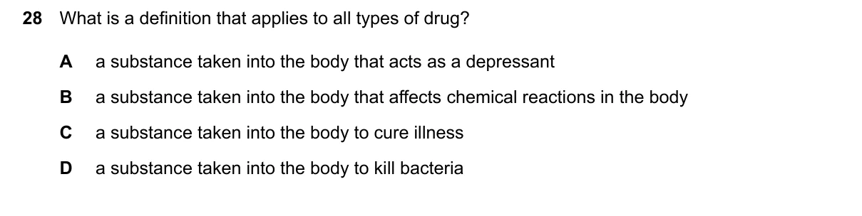 Question 28, March 2026, 0610 Paper 12