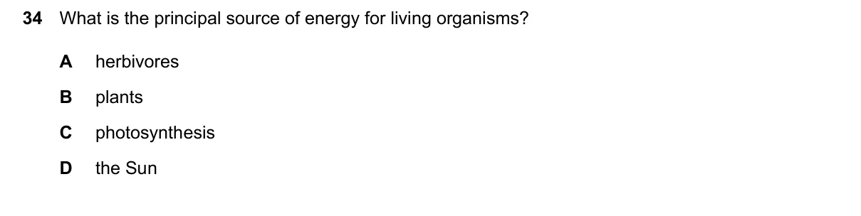 Question 34, March 2026, 0610 Paper 12