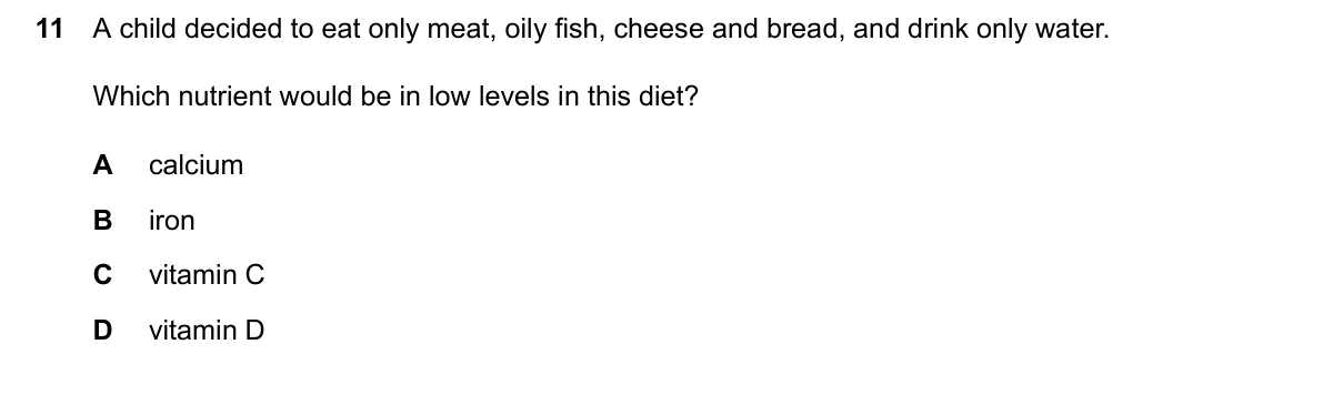 Question 11, March 2026, 0610 Paper 22