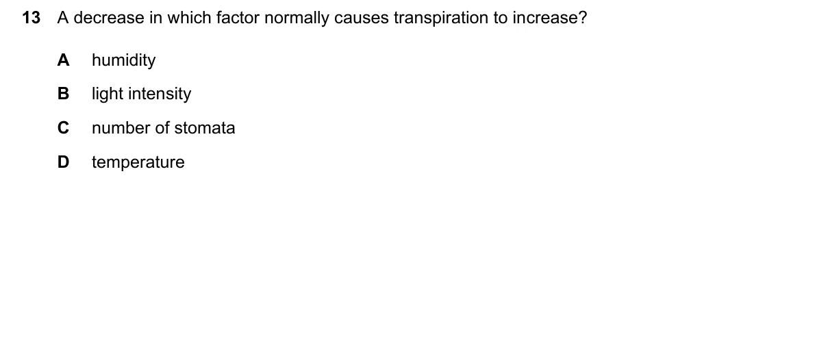 Question 13, March 2026, 0610 Paper 22