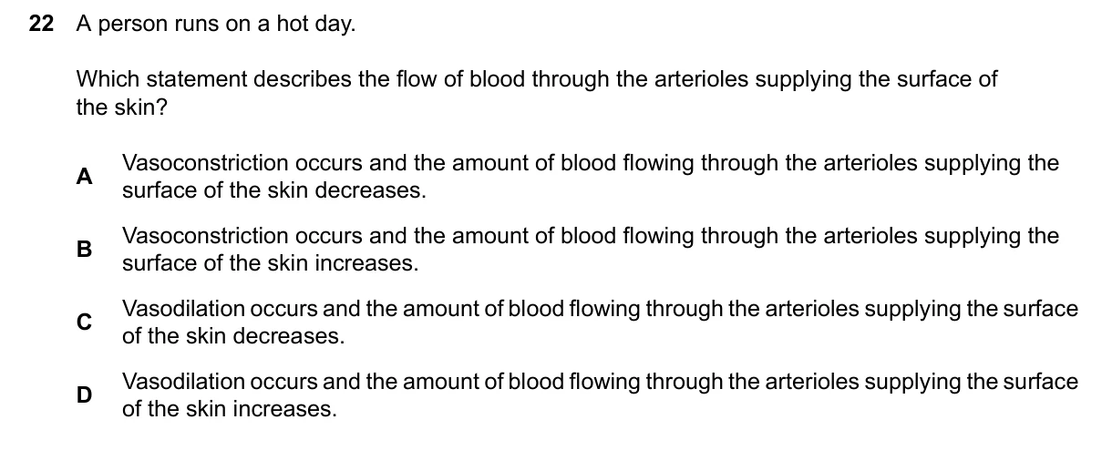 Question 22, March 2026, 0610 Paper 22