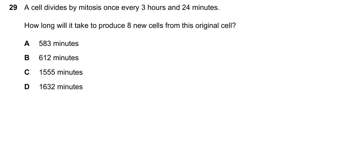 Question 29, March 2026, 0610 Paper 22