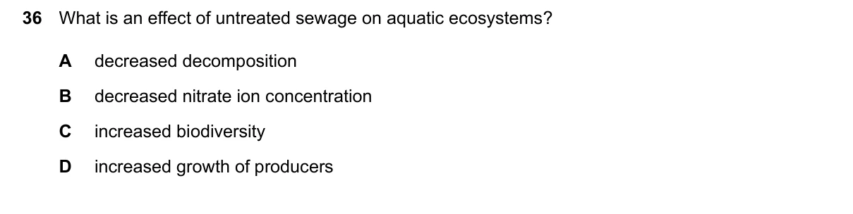 Question 36, March 2026, 0610 Paper 22