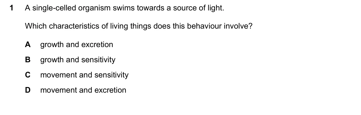 Question 1, June 2026, 0610 Paper 11