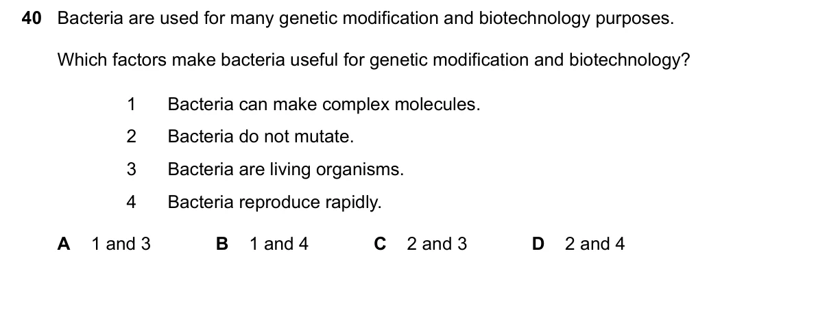 Question 40, June 2026, 0610 Paper 11