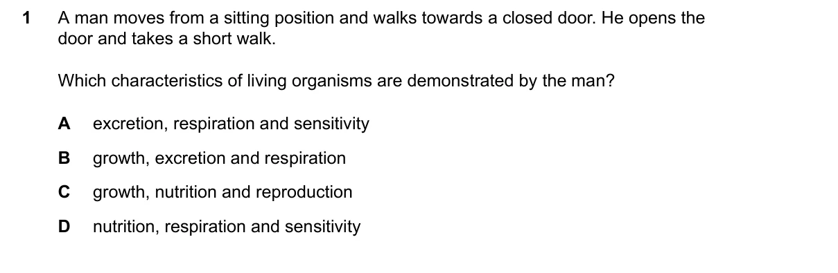 Question 1, June 2026, 0610 Paper 22