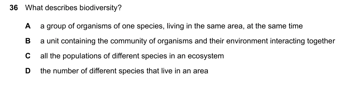 Question 36, June 2026, 0610 Paper 22