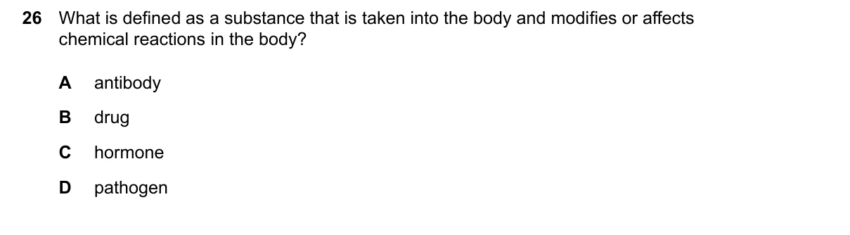 Question 26, June 2026, 0610 Paper 13