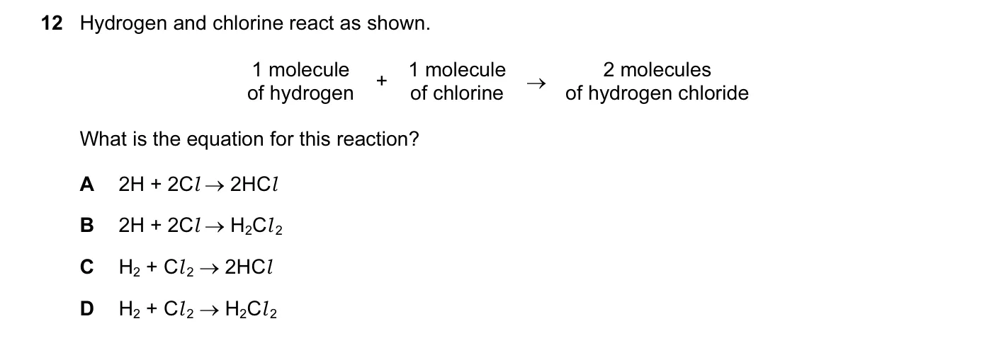 Question 12, June 2010, 0620 Paper 12