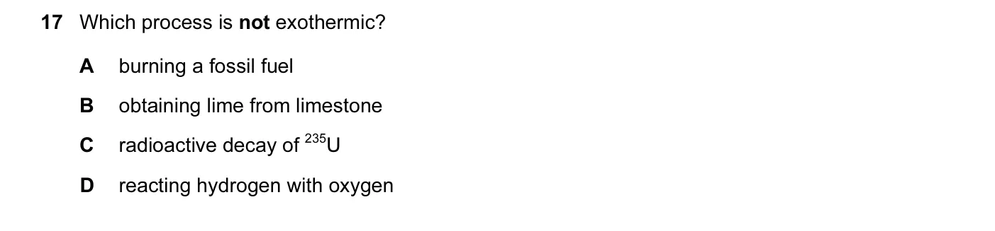 Question 17, June 2010, 0620 Paper 12