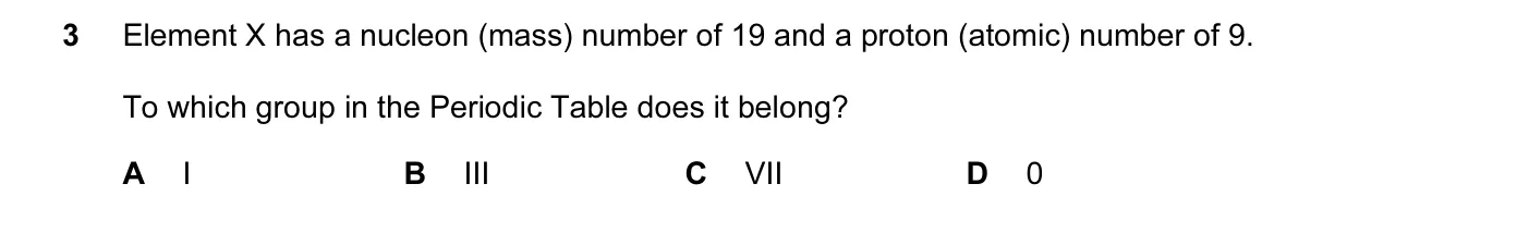 Question 3, November 2010, 0620 Paper 13