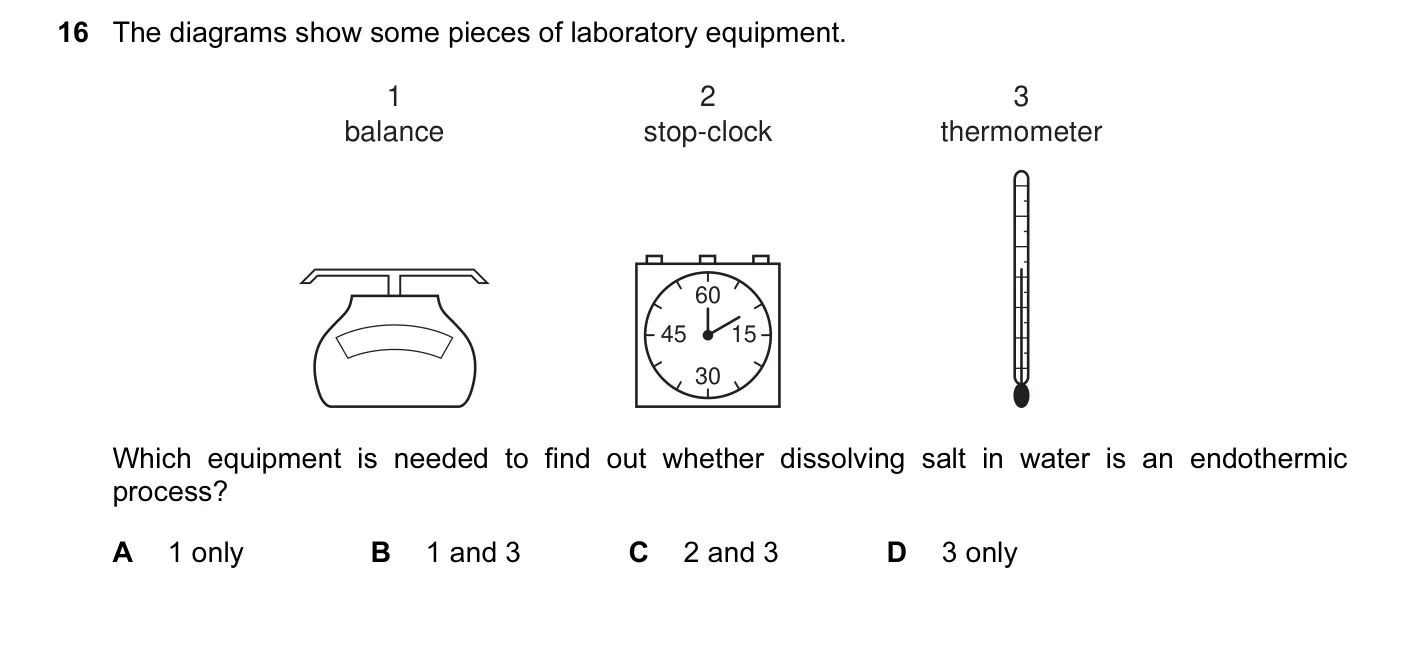 Question 16, November 2010, 0620 Paper 13