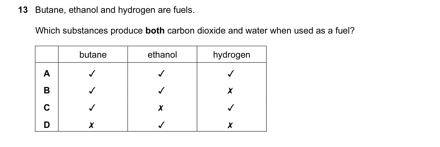 Question 13, June 2011, 0620 Paper 11