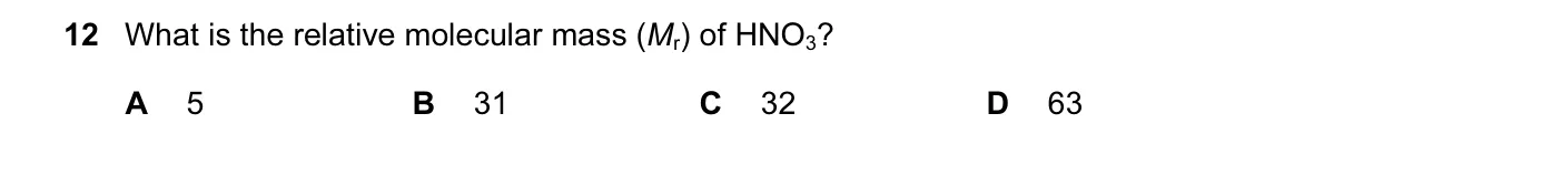 Question 12, June 2011, 0620 Paper 12