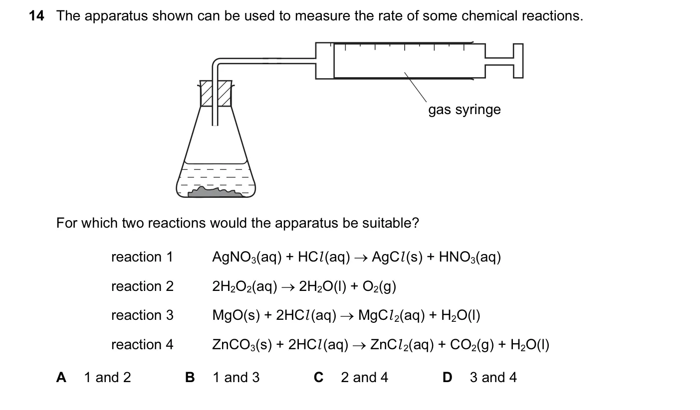 Question 14, June 2011, 0620 Paper 13