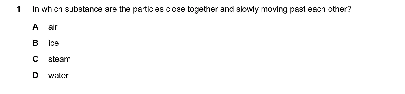 Question 1, November 2011, 0620 Paper 11