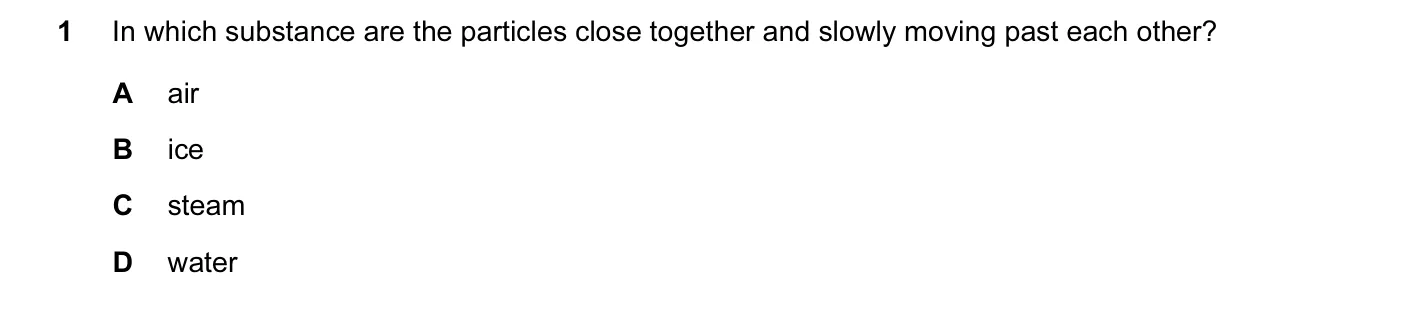 Question 1, November 2011, 0620 Paper 13
