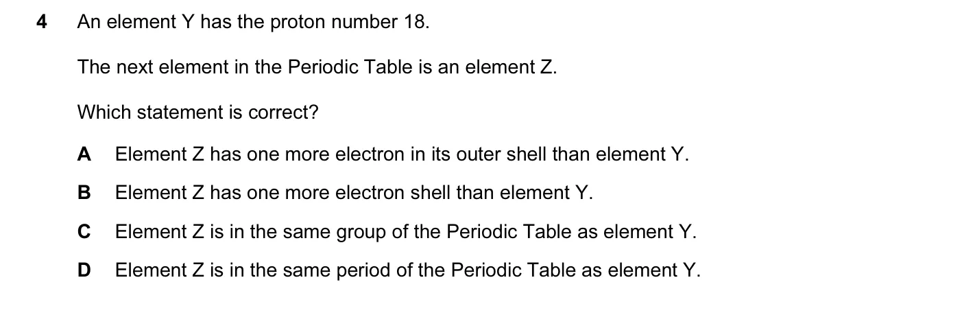 Question 4, June 2012, 0620 Paper 12