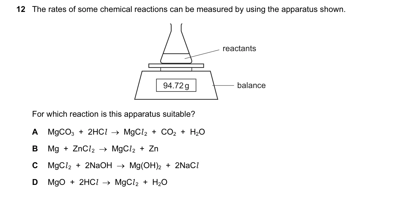 Question 12, June 2012, 0620 Paper 12