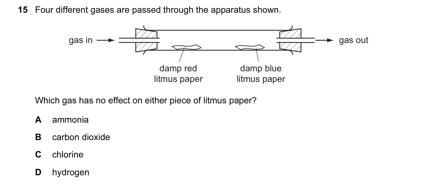 Question 15, June 2012, 0620 Paper 12
