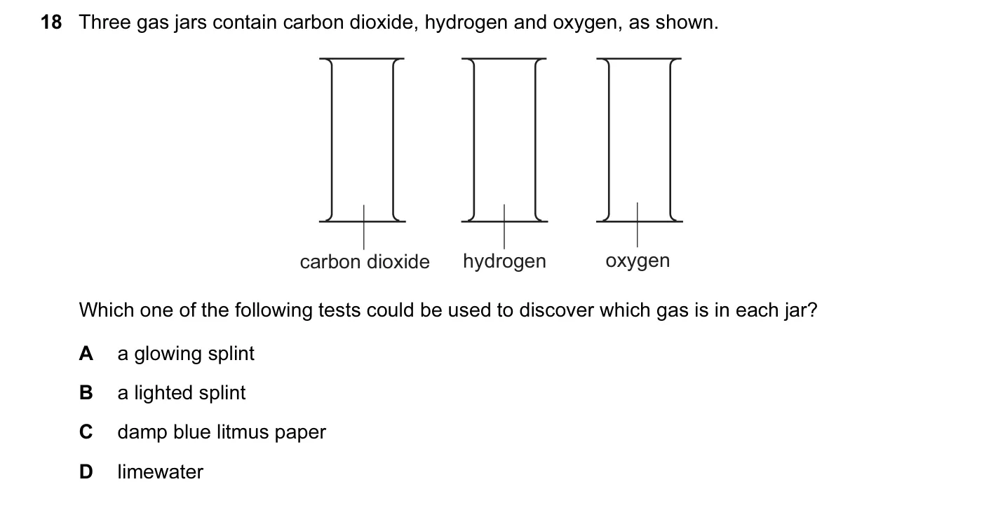 Question 18, June 2012, 0620 Paper 12