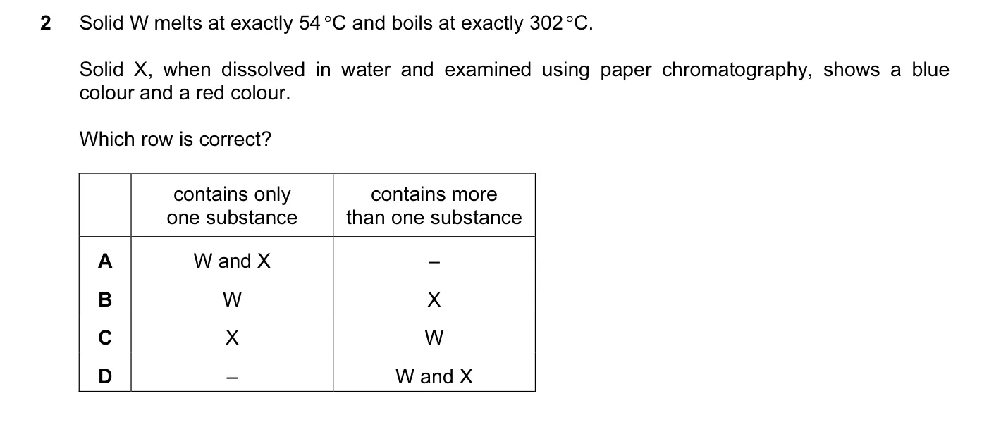 Question 2, November 2012, 0620 Paper 13
