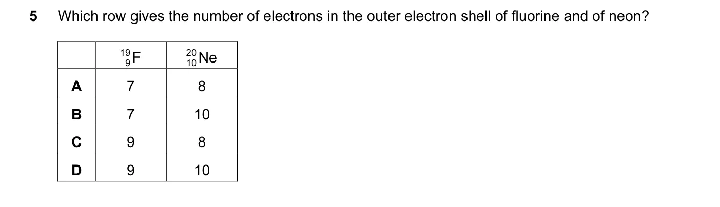 Question 5, November 2012, 0620 Paper 13