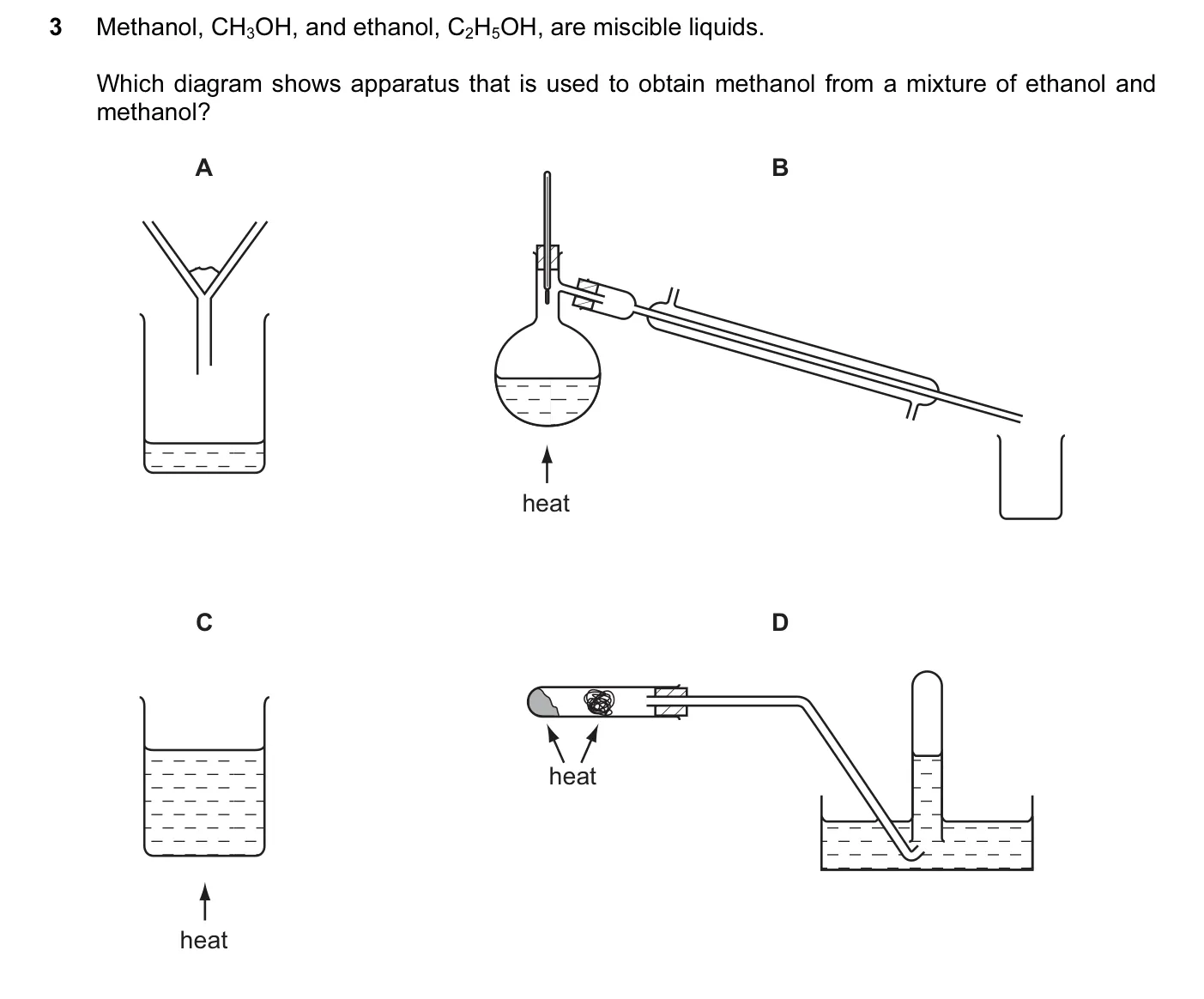 Question 3, June 2013, 0620 Paper 12