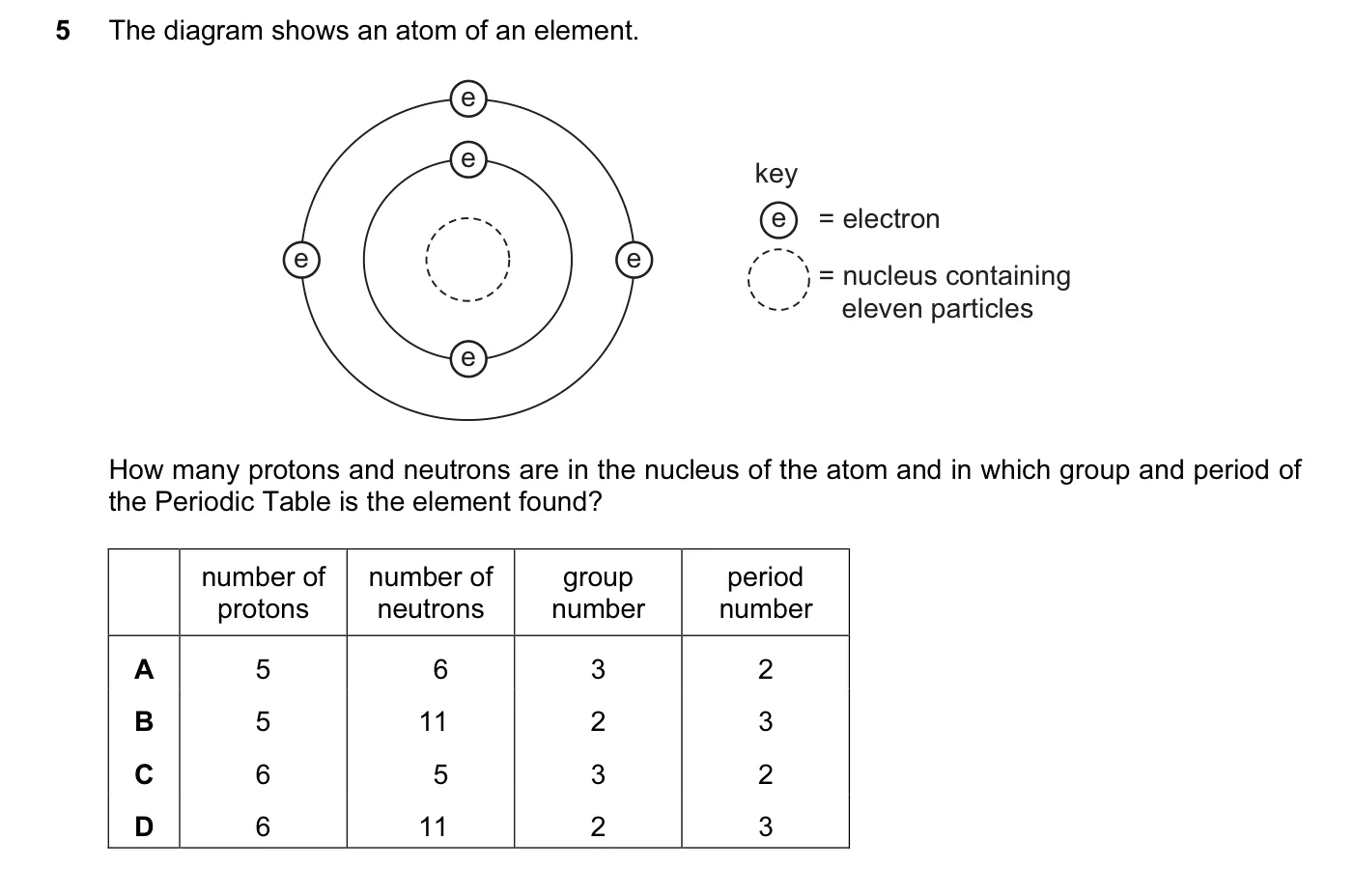 Question 5, June 2013, 0620 Paper 12