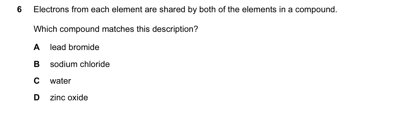 Question 6, June 2013, 0620 Paper 12