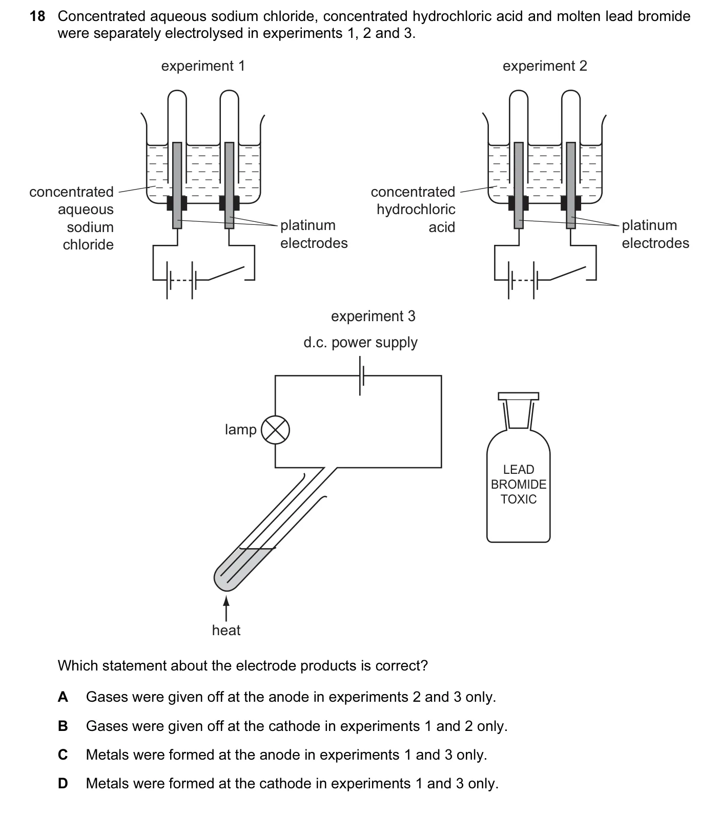 Question 18, June 2013, 0620 Paper 12