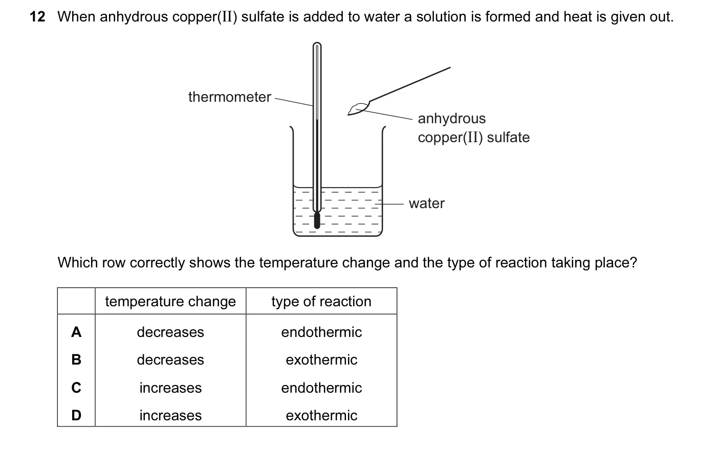 Question 12, November 2013, 0620 Paper 12