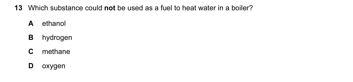 Question 13, November 2013, 0620 Paper 13