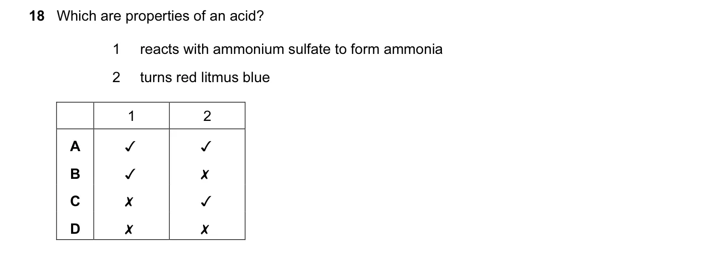 Question 18, November 2013, 0620 Paper 13