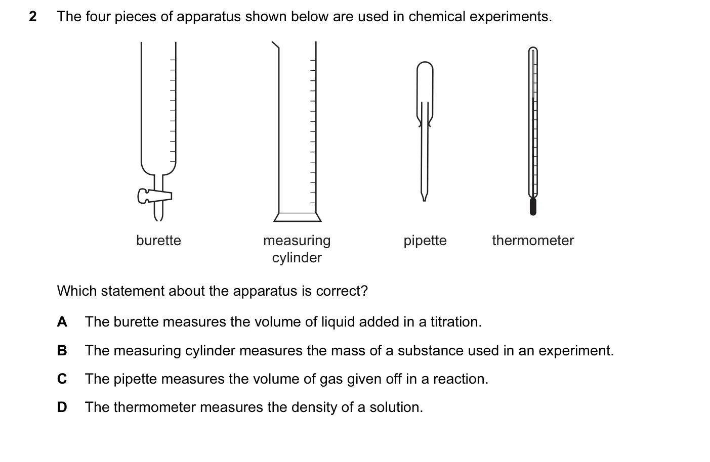 Question 2, June 2014, 0620 Paper 11