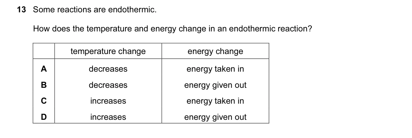 Question 13, June 2014, 0620 Paper 11