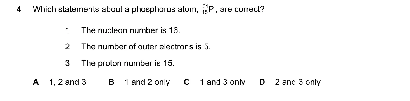 Question 4, June 2014, 0620 Paper 12