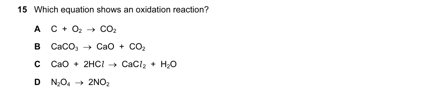 Question 15, June 2014, 0620 Paper 12