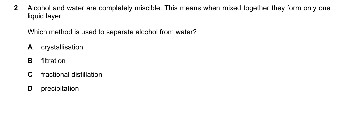 Question 2, June 2014, 0620 Paper 13