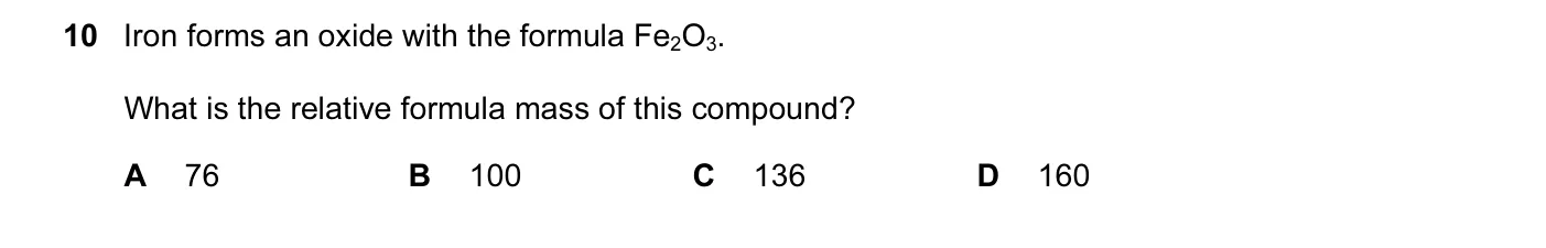 Question 10, November 2014, 0620 Paper 11