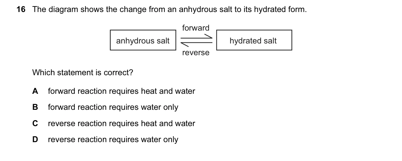 Question 16, November 2014, 0620 Paper 11