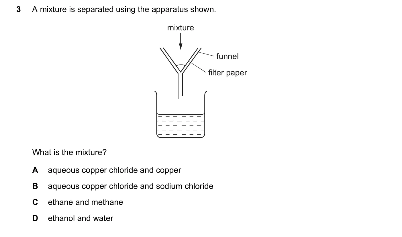 Question 3, November 2014, 0620 Paper 12